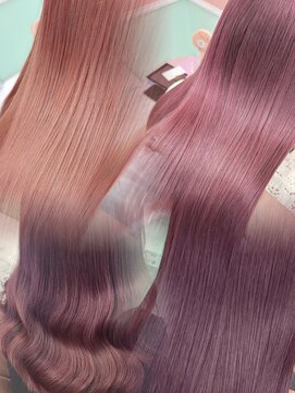 ガーランド(Girland) 【girland】ピンクカラー 韓国風/レイヤーカット