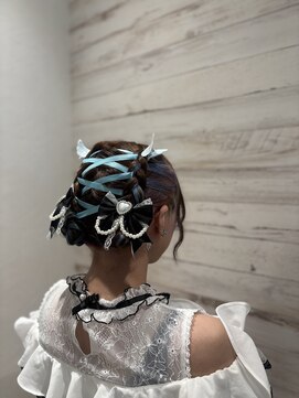 リック(Ric by KENJE) 【推し活ヘアメ　ツイン団子】