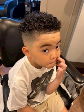 バーバーブロス 吉祥寺店(BARBER BROS) 【BarBerBROS】キッズパーマ　男の子カット