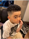 【BarBerBROS】キッズパーマ 男の子カット