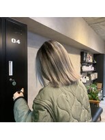 グランルッソ 岡山駅前(GRAN LUSSO)&nbsp;外国人風バレイヤージュカラー