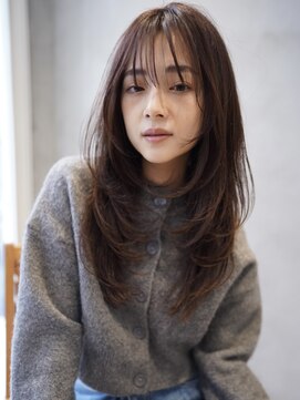 ニコ トウキョウ 渋谷(nico TOKYO) グレージュ韓国ミディアムボブレイヤーウルフボブレイヤーカット