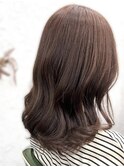 パープルブラウン×艶髪