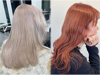 リグフクオカ(L.I.G fukuoka)の写真/ダブルカラー＋TR￥10,900！お手頃価格で高クオリティ◇ケアブリーチでダメージレスに透明感カラーが叶う＊