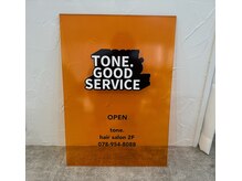 トーン(tone.)の雰囲気(オレンジの看板が目印です☆三宮/元町/神戸)