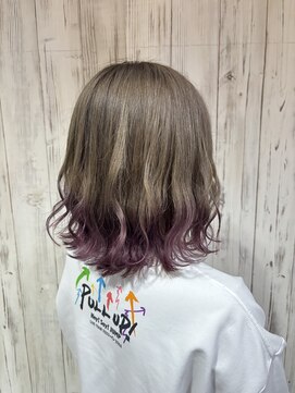 【JLB.MOE/12月】ベージュ×カシスピンク