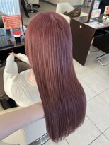 ウィーブリスタ(Weve Rista)&nbsp;着物ヘア/大人ガーリー/ダークアッシュ/似合わせカット/富里