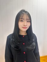 ビューバイネオリーブ 用賀店(Beau'r by neolive) 大人ガーリーダークアッシュ似合わせカットミディアムレイヤー