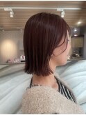 切りっぱなしボブ