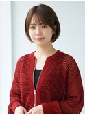 丸みショート丸みショートボブ大人かわいい大人可愛い30代40代