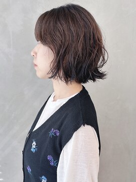 ラウンジ モリオ イケブクロ(Lounge MORIO Ikebukuro) *外ハネボブゆるふわパーマボブ大人ボブ顎ラインボブ30代40代