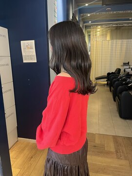 コワファースト 大分(COIFF1RST) ブリーチなしでグレージュにしたい!ミディアムスタイル
