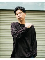 ボンド 三軒茶屋(Bond)&nbsp;黒髪ショート×ピンパーマ◎三軒茶屋 RYUKI メンズパーマ