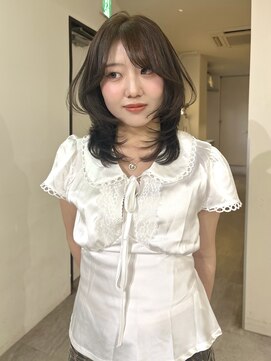 ニコフクオカヘアーメイク(NIKO Fukuoka Hair Make) 【NIKO】ブリーチなしベージュ.ダブルカラー.ミディアムレイヤー