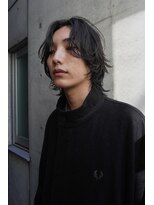 ガレージ バイ グリーン 表参道 原宿(Garage by green)&nbsp;【YUYA】ルーズレイヤーセンターパートウルフ
