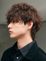 フィフス 大分(fifth)&nbsp;大分シャドウパーマメンズカットラウンドマッシュツーブロック
