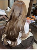 【りえ】ミルクティーカラー
