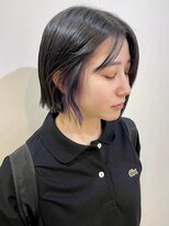 フィニティー 辻堂(finity)&nbsp;切りっぱなしボブ/艶髪ボブ/インナーカラー／ラベンダーカラー