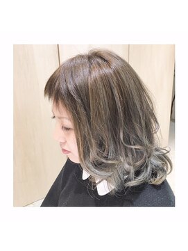 ナノハナ 鹿沼で唯一本格ヘッドスパが出来る美容室　グラデーションカラー