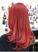 レッドブリーチカラー☆