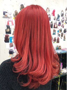 ノラ シンディ(NORA CYNDY) レッドブリーチカラー☆