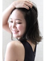 マティーナ ヘアー 池袋(Matina hair)&nbsp;【揺れる毛先+透明感☆彡グレーロブ】　Matinahair