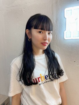ヘアーワークス ヘルム 渋谷店(HAIR WORKS HELM) [HELM渋谷]イルミナカラー×暗髪