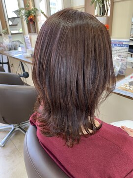 コアフィールフィス(COIFFURE fils) 《見附 今町》パープル×ピンク M3Dトリートメント