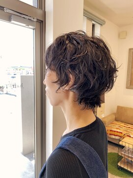 ヘアー テクニカ(hair Technica) 広瀬オススメ「ランンダムニュアンスパーマ＋ショートボブ」