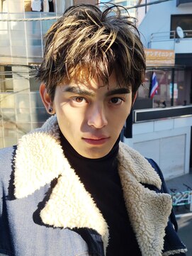 グロウミドル(GROW middle) ツーブロックマッシュハイライト×ウェットヘア  野村恵子