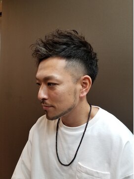 メンズ レオ 南森町店(men's LEO) ワイルドツーブロックスパイラルパーマ