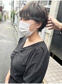 *滝田*ショートパーマカットニュアンスコテ風20代30代40代ウルフ