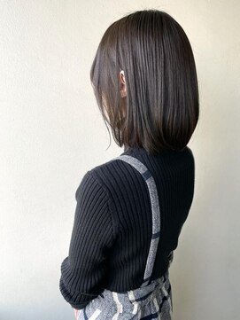 セルカ 高田馬場(CERCA) ツヤ髪小顔ナチュラルボブ×オリーブグレージュ☆【高田馬場】