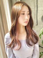 サクラ オモテサンドウ(SAKURA)&nbsp;大人かわいい！隠せるインナーカラーピンク　表参道美容室