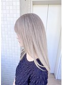 ホワイトグレージュ/ブリーチ/ハイトーンカラー/ホワイトカラー