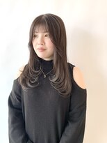 ヘアデザイン ファブロ(hair design FABRO.) ◎韓国風レイヤーカット/ミルクティーカラー◎