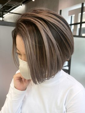 アイティーバイアルバム 下北沢店(IT by ALBUM) ニュアンスカラーフレンチカジュアルグレージュカラー_ba430741