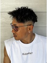 スタンドバーバー 柏(STAND BARBER)&nbsp;カルマパーマ/ベリーショート/ダークアッシュ/ニュアンスパーマ