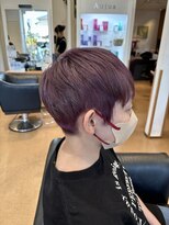 リシェールグリーン 越谷花田店(RICHAIR GREEN)&nbsp;デザインカラー/レイヤーカット/ウェットヘア/オリーブベージュ