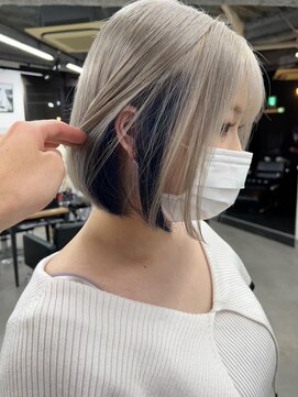 キラ 原宿(KILLA) 大人ガーリーチョコレートモードプリカールインナーカラー原宿