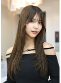 韓国ヘア／韓国レイヤー/レイヤーロング/髪質改善
