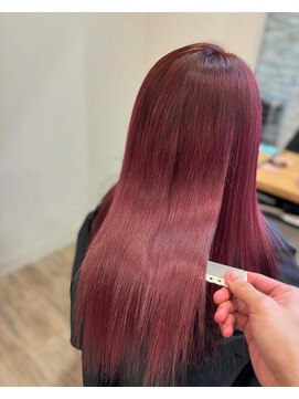 華(HANA) ブリーチをやめて美髪に！『体力戻し＆ブリーチ無しWカラー』