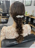 【WAVY hair set】V字編みおろし