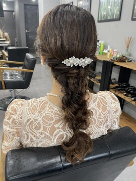 ウェイビー 桜木町店(WAVY) 【WAVY hair set】V字編みおろし