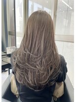 シエンゴールド(CIEN gold)&nbsp;グレージュカラー/ブリーチなし/レイヤーカット#浜松駅#カラー