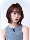 韓国レイヤー顔周りカット透明感カラー髪質改善艶髪シースルー