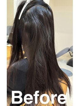 スリーク(SLEEK) /SLEEK式髪質改善【縮毛矯正】ビフォー内側