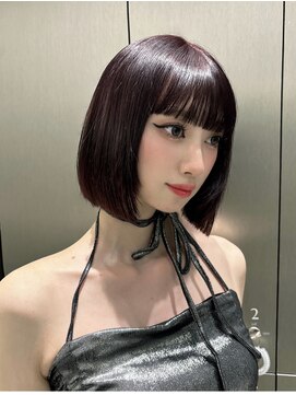 サイン 渋谷(SIGN) 20代/韓国ボブ/レイヤーボブ/タッセルボブ/透明感カラー