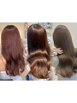 自然な明るさで艶やかな大人の髪色へ♪白髪をぼかしてお洒落さもUPするハイライトカラー[用賀]