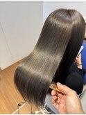 アッシュオリーブ×髪質改善